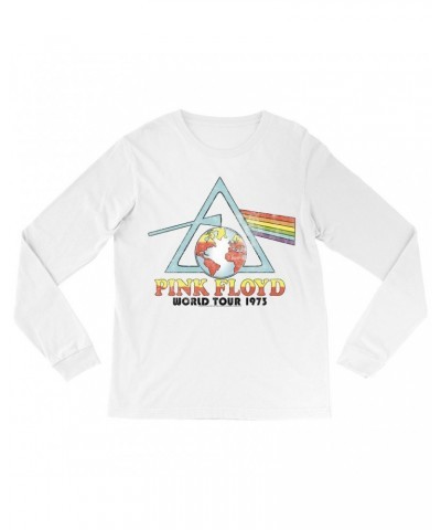 Pink Floyd Long Sleeve Shirt | Vintage Reissue World Tour 1973 Shirt $11.38 Shirts