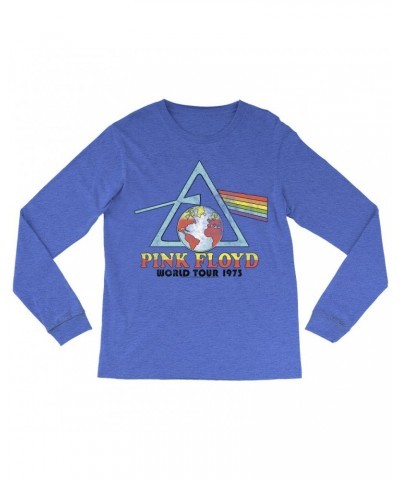 Pink Floyd Long Sleeve Shirt | Vintage Reissue World Tour 1973 Shirt $11.38 Shirts