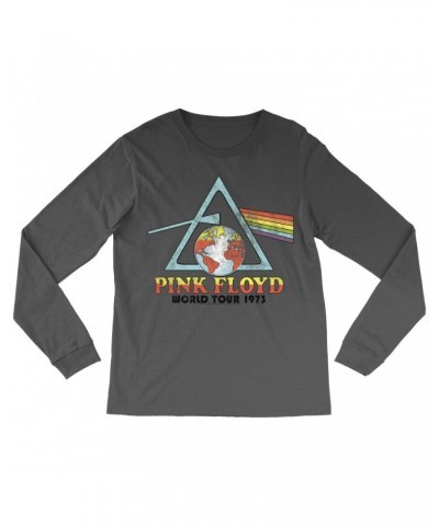 Pink Floyd Long Sleeve Shirt | Vintage Reissue World Tour 1973 Shirt $11.38 Shirts