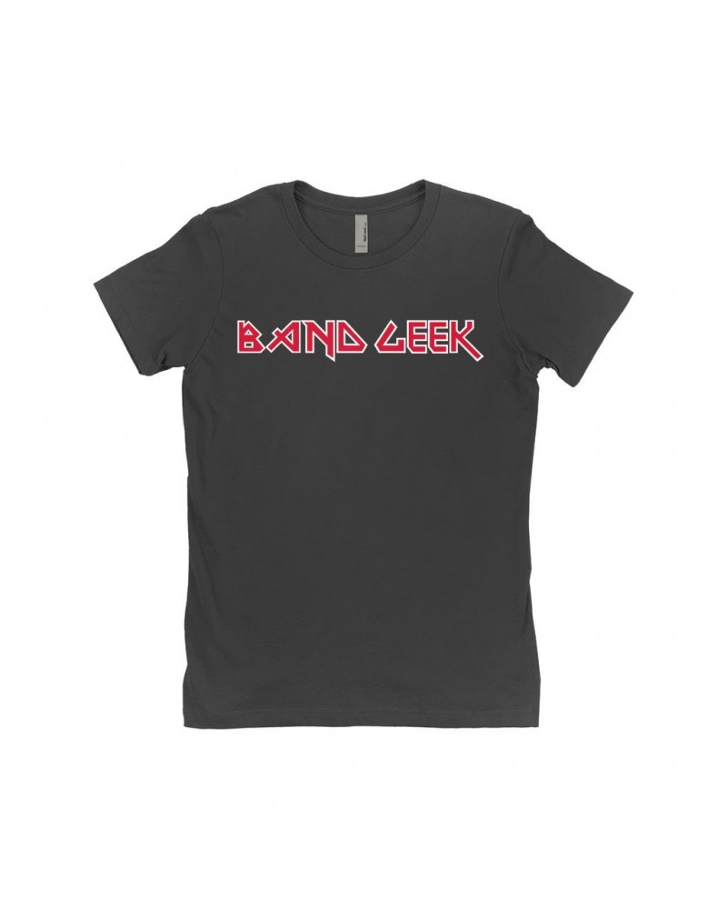 Music Life - Band Geek Music Life Ladies' Boyfriend T-Shirt | Band Geek Music Life Shirt $7.73 Shirts