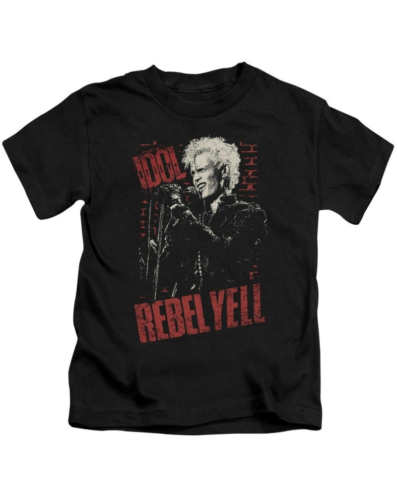 Billy Idol Kids T Shirt | BRICK WALL Kids Tee $5.10 Kids