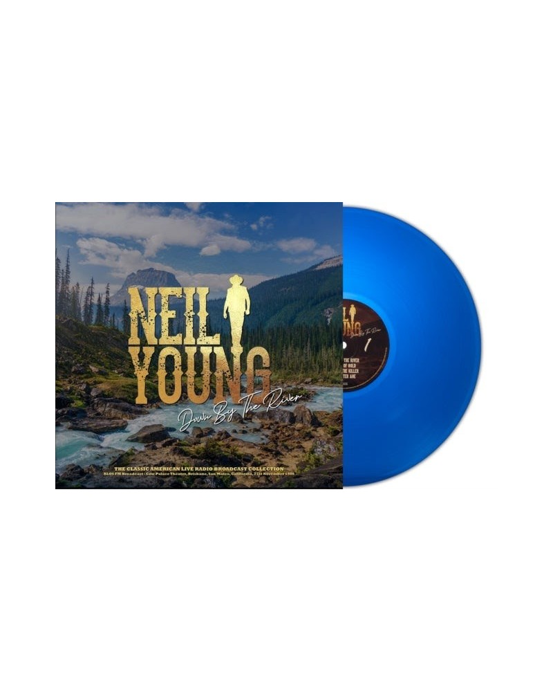 Neil Young LP Vinyl Record - Klos Fm Broadcast Cow Palace Theater Brisbane San Mateo Ca 21st November 19 86 (Blue Vinyl) $16....