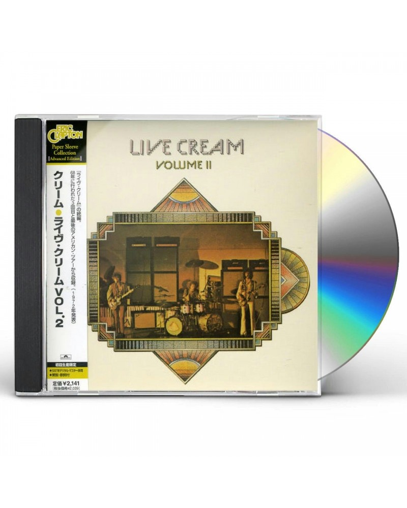 Cream LIVE CREAM 2 CD $13.86 CD