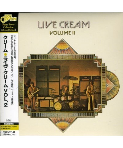 Cream LIVE CREAM 2 CD $13.86 CD