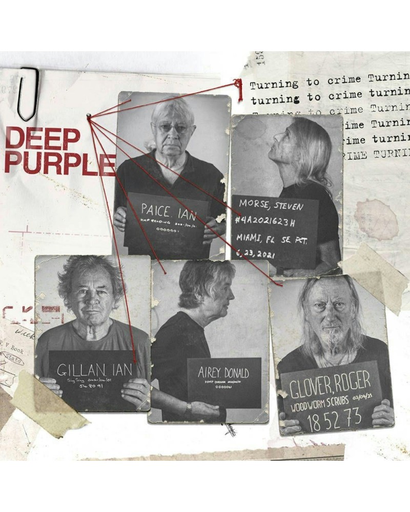 Deep Purple TURNING TO CRIME on Crystal Clear Vinyl $9.90 Vinyl