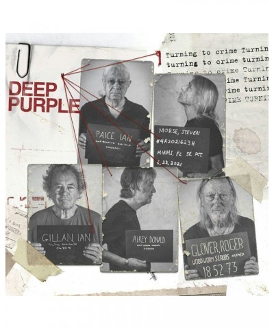 Deep Purple TURNING TO CRIME on Crystal Clear Vinyl $9.90 Vinyl