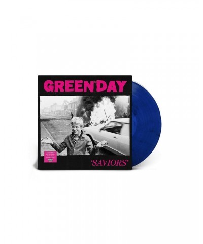 Green Day SAVIORS Lt Ed Store Exclusive Bluejay Marble Vinyl LP $7.63 Vinyl