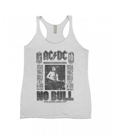 AC/DC Ladies' Tank Top | No Bull Album Cover Design Distressed Shirt $10.42 Shirts