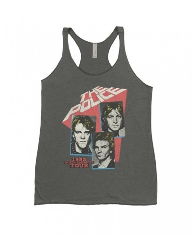 The Police Ladies' Tank Top | 1982 North American Tour Distressed Shirt $14.19 Shirts