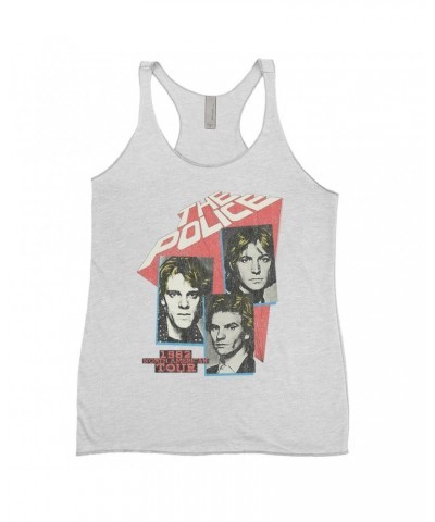 The Police Ladies' Tank Top | 1982 North American Tour Distressed Shirt $14.19 Shirts