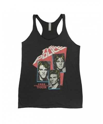 The Police Ladies' Tank Top | 1982 North American Tour Distressed Shirt $14.19 Shirts