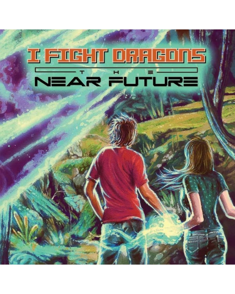 I Fight Dragons The Near Future (LP) (Green w/ Blue Swirl) Vinyl Record $10.69 Vinyl