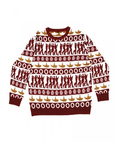 The Beatles Yellow Submarine Holiday Jacquard Knit Sweater $37.00 Sweatshirts