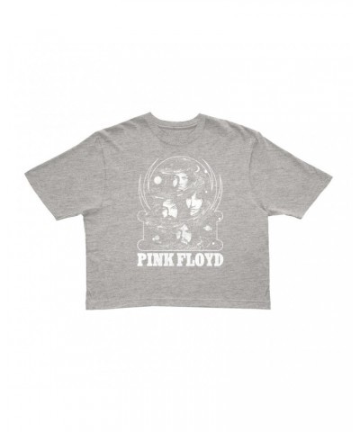 Pink Floyd Ladies' Crop Tee | Band Universe Design Crop T-shirt $11.05 Shirts