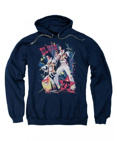 Elvis Presley Hoodie | EAGLE ELVIS Pull-Over Sweatshirt $13.12 Sweatshirts