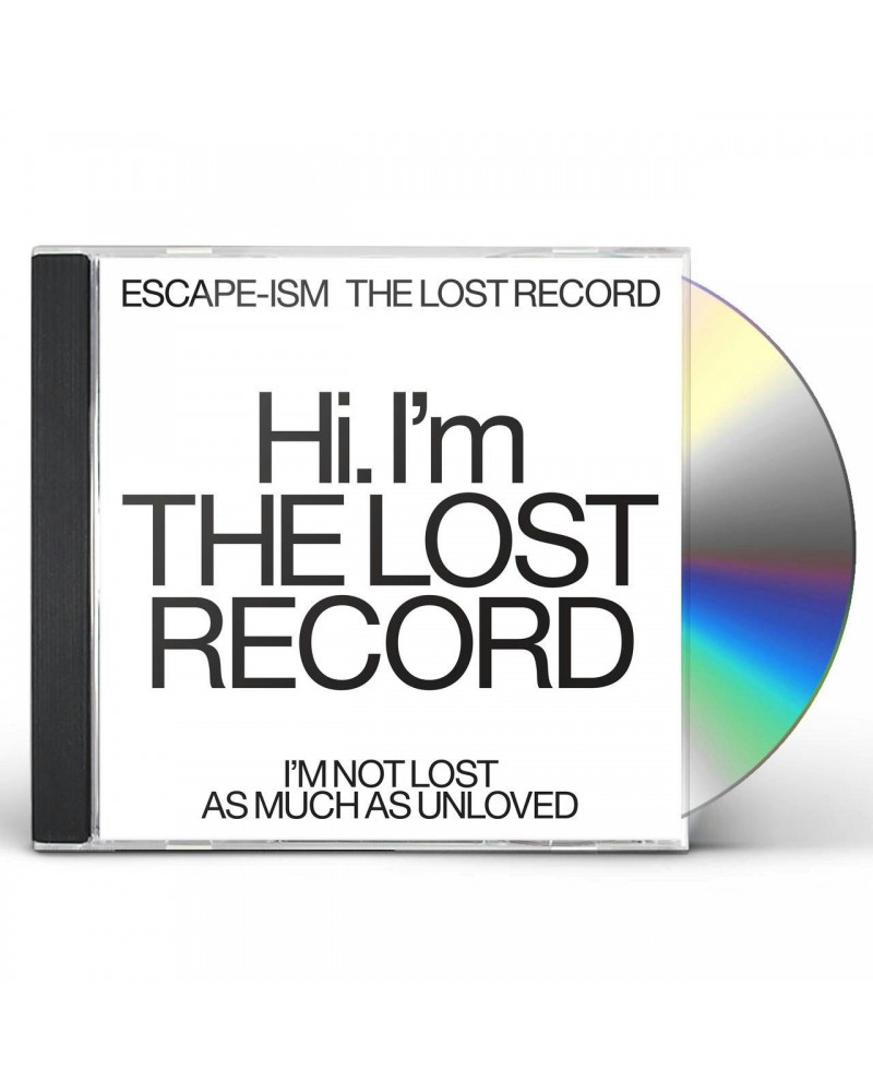 Escape-ism THE LOST RECORD CD $5.04 CD