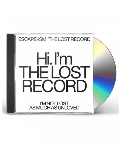 Escape-ism THE LOST RECORD CD $5.04 CD