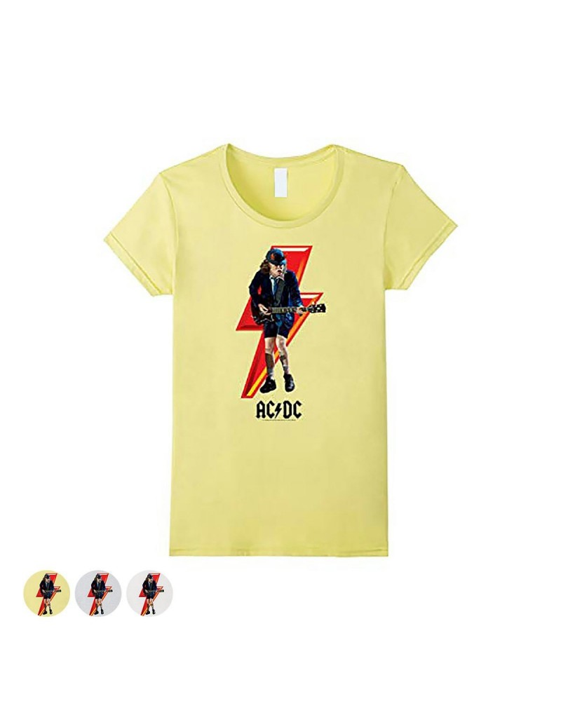 AC/DC Women's Lead Guitar T-shirt $9.30 Shirts