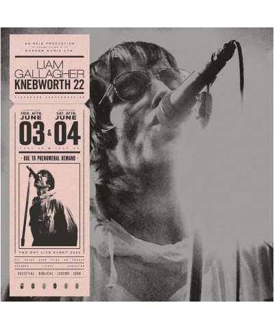 Liam Gallagher Knebworth 22 Vinyl Record $15.99 Vinyl