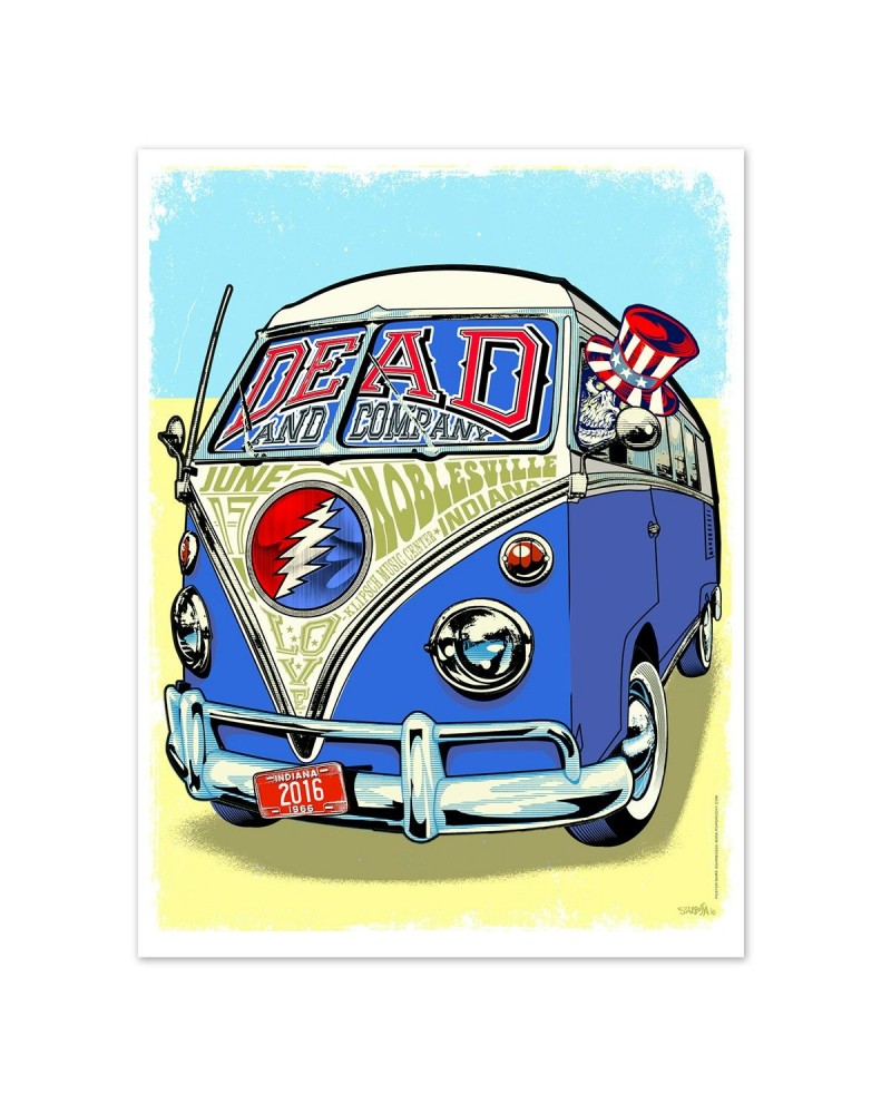 Dead & Company Noblesville Indiana Exclusive Event Poster $28.80 Decor