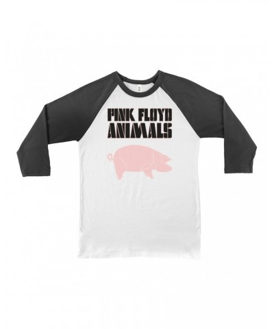 Pink Floyd 3/4 Sleeve Baseball Tee | Animals Album Pig Shirt $14.08 Shirts