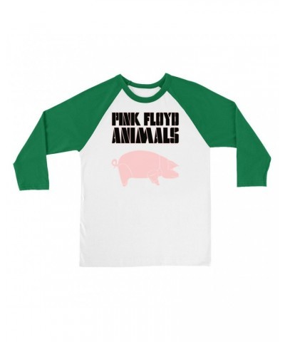 Pink Floyd 3/4 Sleeve Baseball Tee | Animals Album Pig Shirt $14.08 Shirts