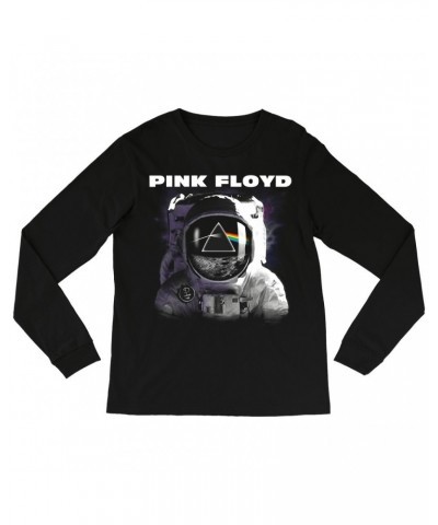 Pink Floyd Long Sleeve Shirt | Dark Side Of The Moon Astronaut Shirt $12.88 Shirts