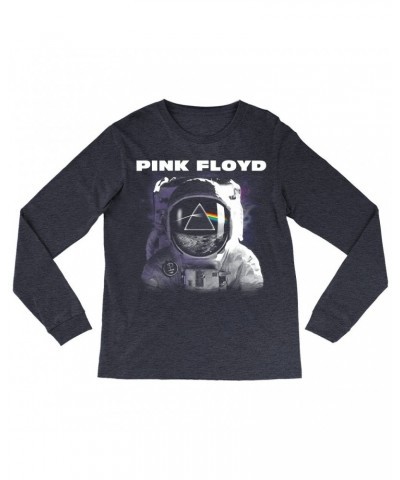 Pink Floyd Long Sleeve Shirt | Dark Side Of The Moon Astronaut Shirt $12.88 Shirts