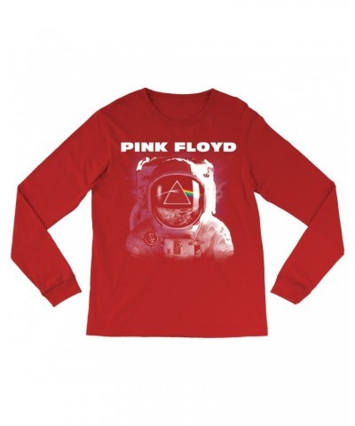 Pink Floyd Long Sleeve Shirt | Dark Side Of The Moon Astronaut Shirt $12.88 Shirts