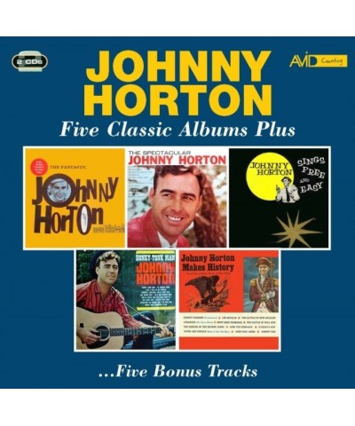 Johnny Horton CD - Five Classic Albums Plus $5.73 CD