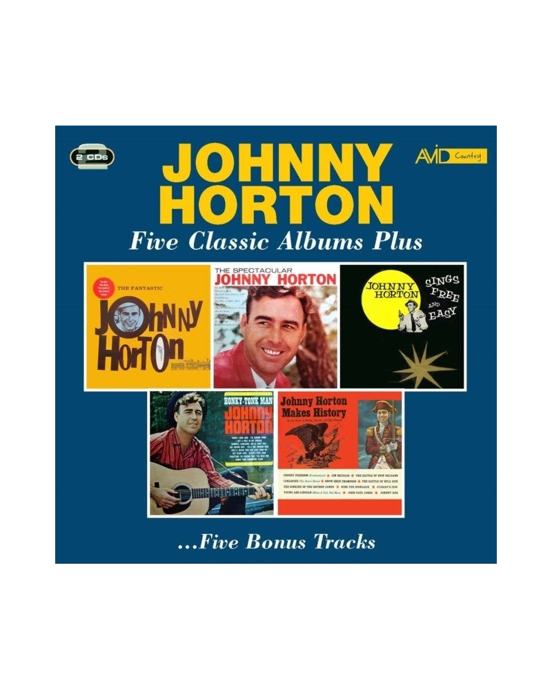 Johnny Horton CD - Five Classic Albums Plus $5.73 CD