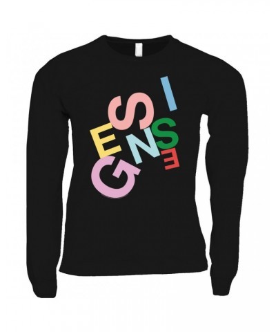 Genesis Long Sleeve Shirt | Logo Pastel Shirt $9.88 Shirts