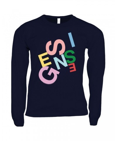 Genesis Long Sleeve Shirt | Logo Pastel Shirt $9.88 Shirts