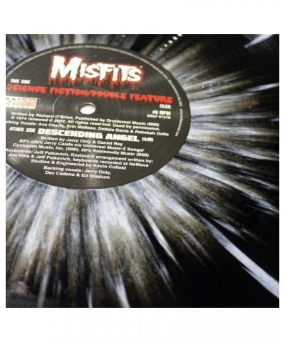 Misfits DESCENDING ANGEL 12-INCH - Black Vinyl With White Splatter $5.76 Vinyl