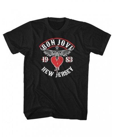 Bon Jovi T Shirt | Bon Jovi New Jersey 1983 T-Shirt $8.18 Shirts