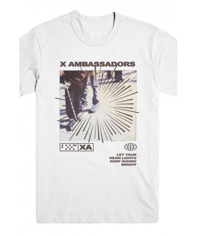 X Ambassadors Keep Shinin Bright Tee (White) $8.50 Shirts