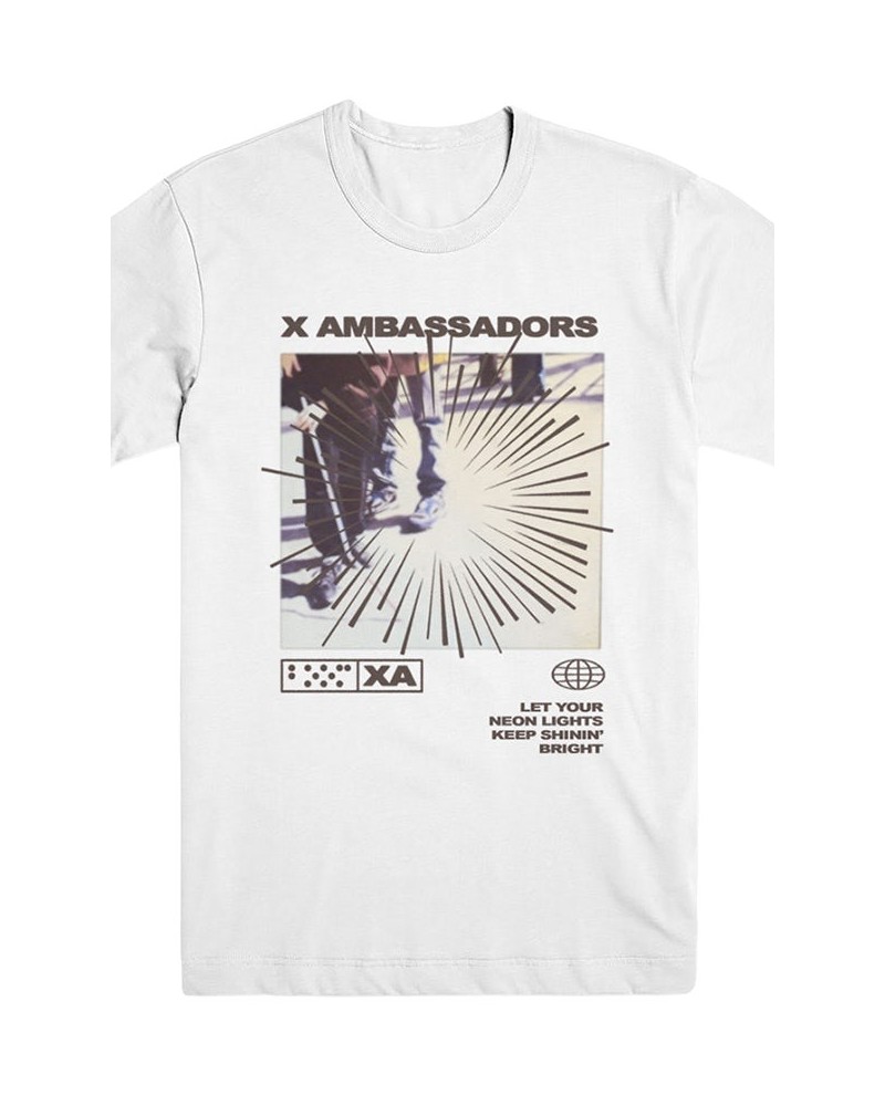 X Ambassadors Keep Shinin Bright Tee (White) $8.50 Shirts