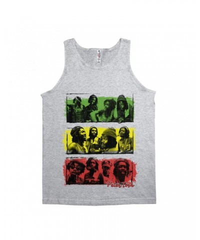 Peter Tosh Unisex Tank Top | Reggae Photo Collage Shirt $8.48 Shirts