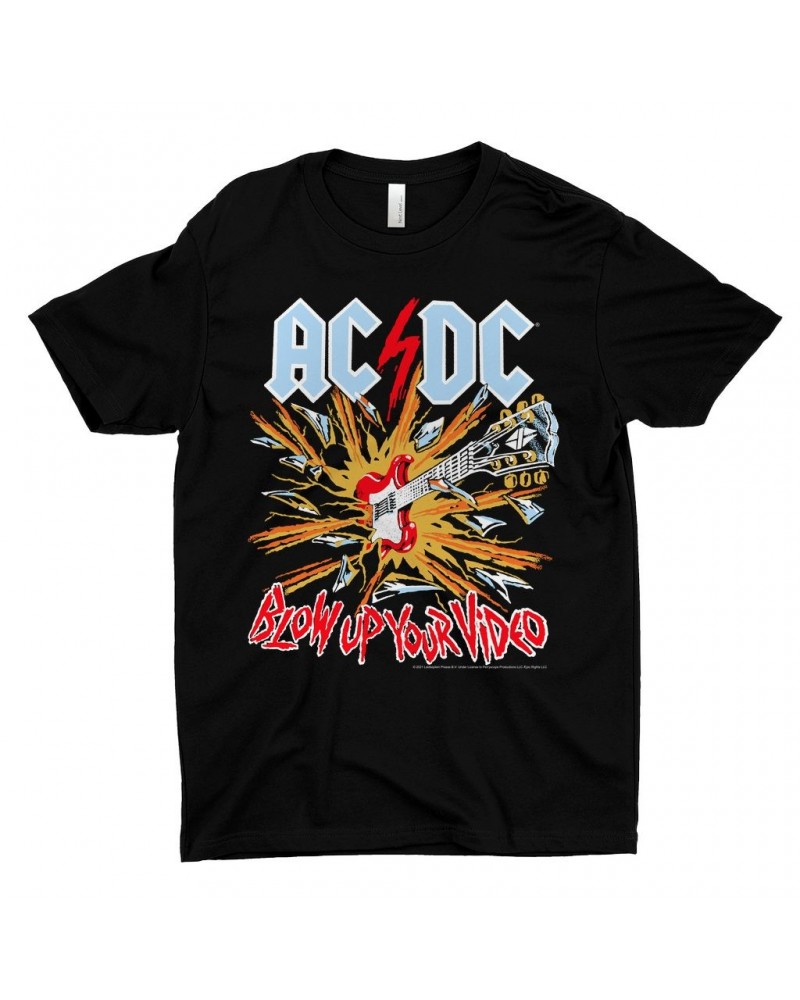 AC/DC T-Shirt | Blow Up Your Video Primary Colors Shirt $9.23 Shirts