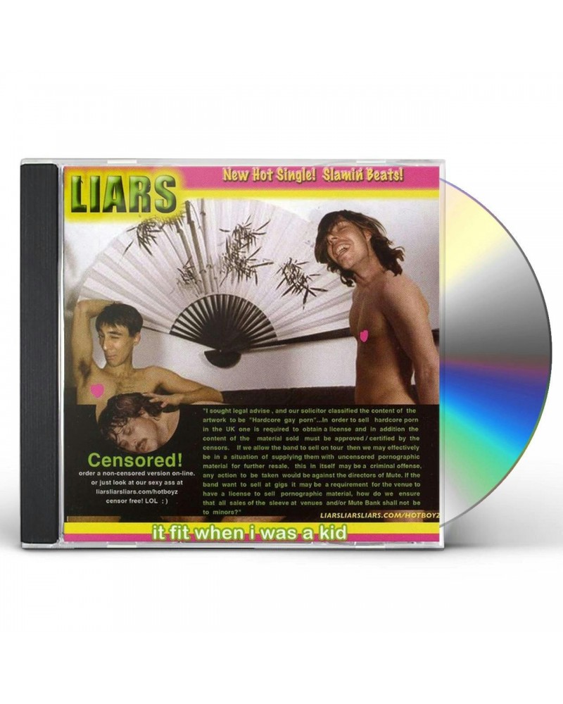 Liars IT FIT WHEN I WAS A KID CD $2.25 CD