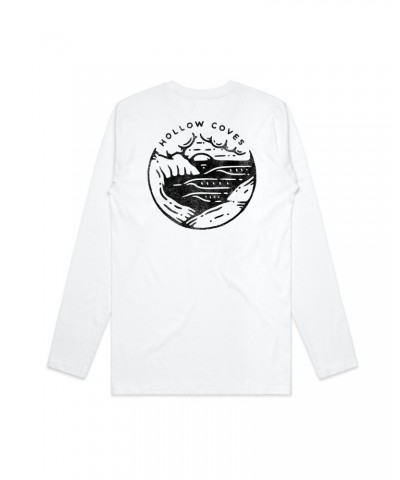 Hollow Coves Circle Logo Longsleeve (White) $8.20 Shirts