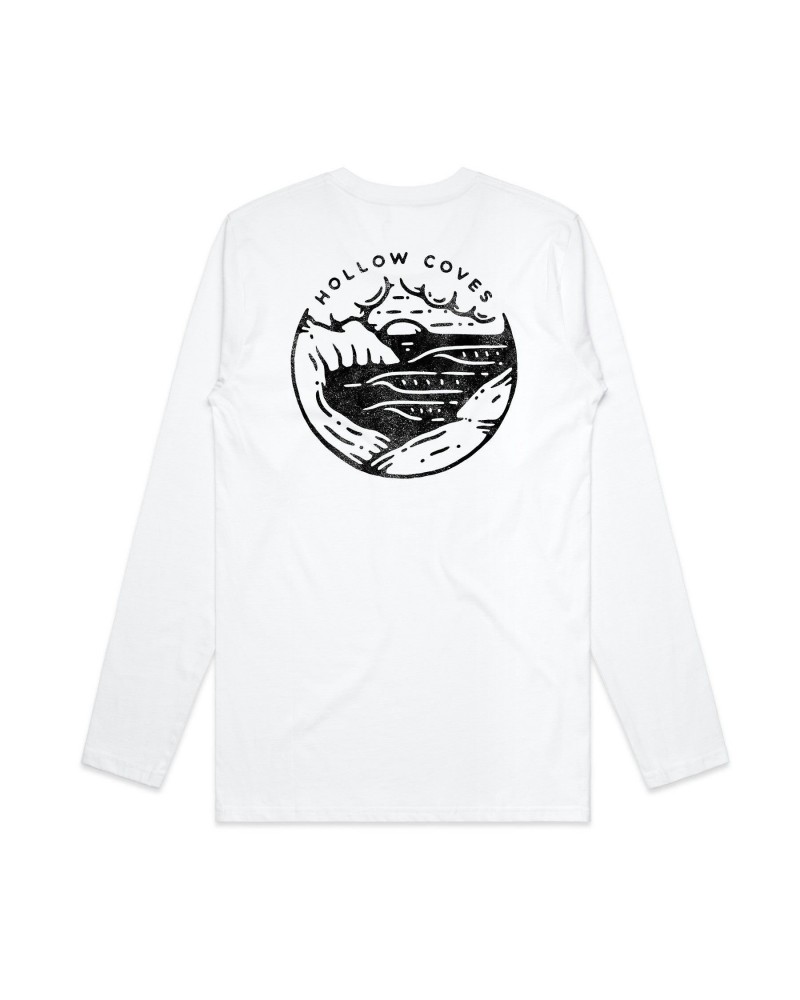 Hollow Coves Circle Logo Longsleeve (White) $8.20 Shirts