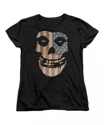 Misfits Women's Shirt | FIEND FLAG Ladies Tee $9.60 Shirts