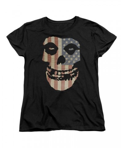 Misfits Women's Shirt | FIEND FLAG Ladies Tee $9.60 Shirts